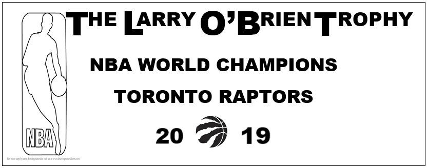 Larry O'Brien Championship Trophy Foam Core Cutout - Officially Licens