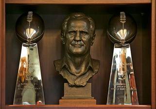2 MIAMI DOLPHINS VINCE LOMBARDI TROPHIES