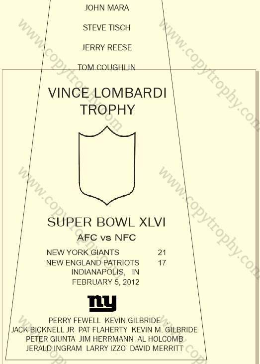 SUPER_BOWL_46_GIANTS-1 Vince Lombardi Trophies, New York Giants Super Bowl Collection