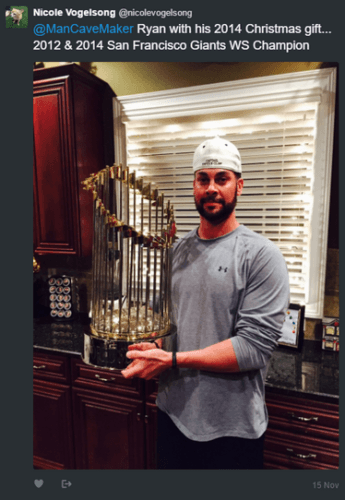 A HAPPY WIFE’S MESSAGE TO ”THE ORIGINAL” COPYTROPHY. RYAN VOGELSONG